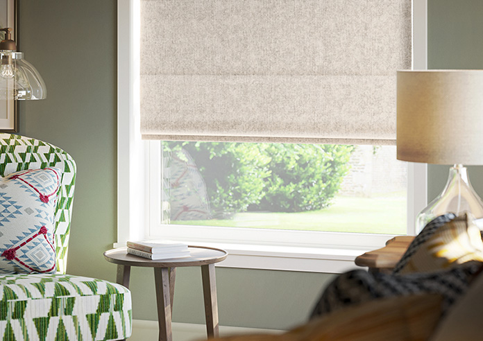 Tarbert, Greige - Twist&Fit Roman Blind - Image 5